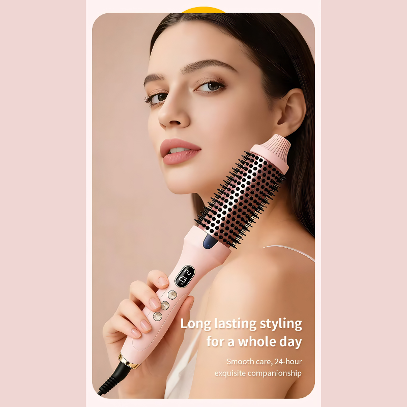 3-in-1 Pro Negative Ion Two PTC Heaters Thermal Brush