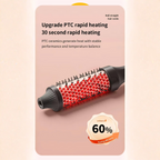 3-in-1 Pro Negative Ion Two PTC Heaters Thermal Brush