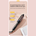 3-in-1 Pro Negative Ion Two PTC Heaters Thermal Brush