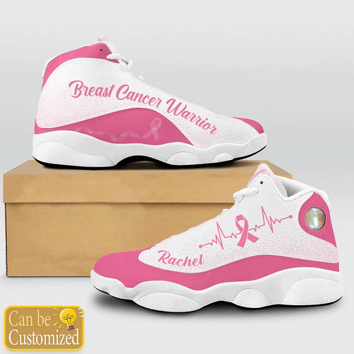 Custom Name Breast cancer Shoes UKHA3210801