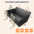 Hard Bottom Car Seat Cover - Every purchase helps protect a pup