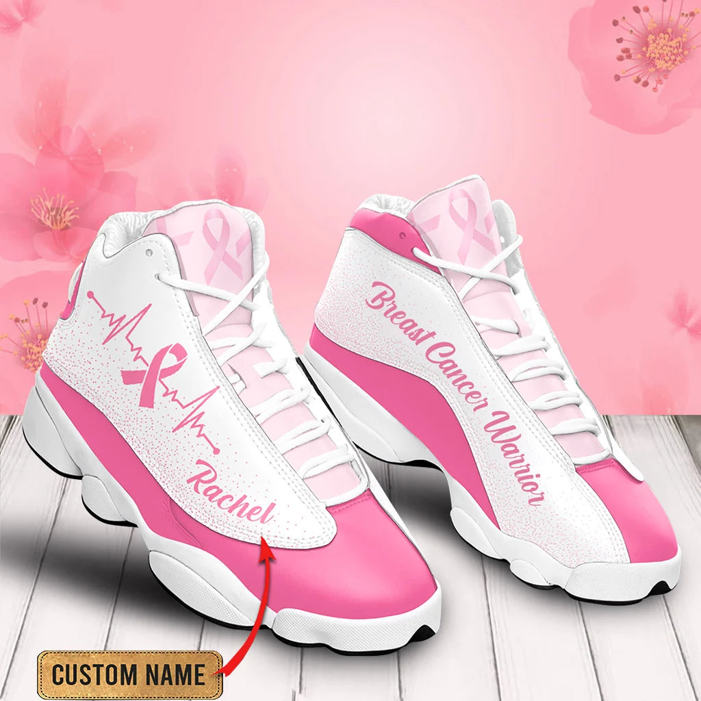 Custom Name Breast cancer Shoes UKHA3210801