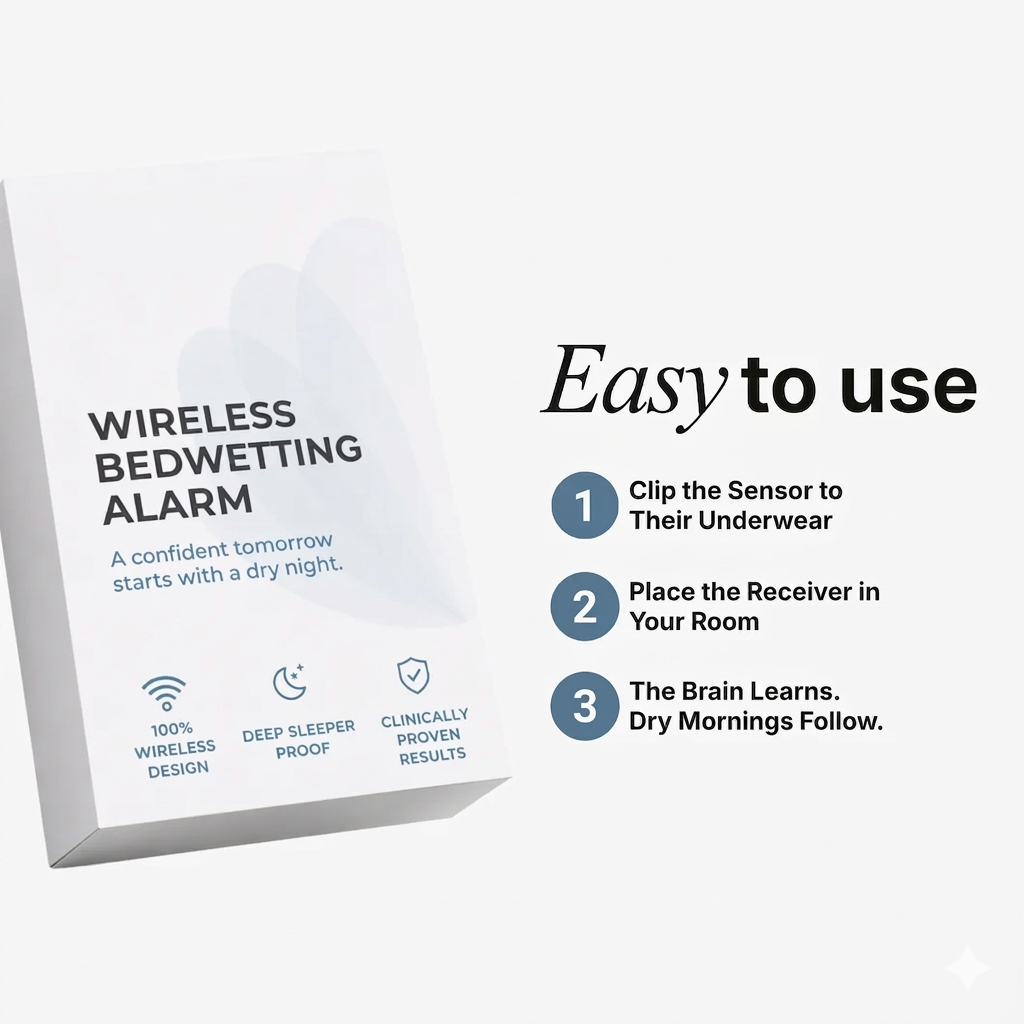 NightDry™ Wireless Bedwetting Alarm