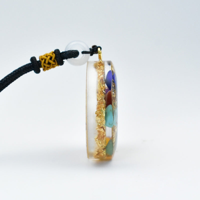 Metatron 7 Chakra Orgone Pendant