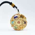 Metatron 7 Chakra Orgone Pendant