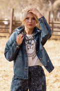 Saddle Up Cowgirl Denim Jacket