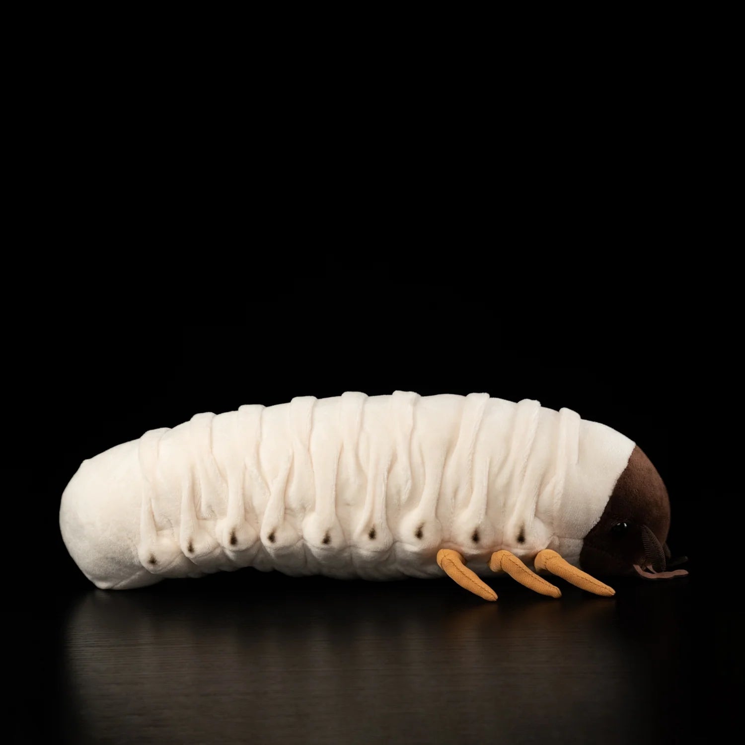 White Grub Soft Stuffed Plush Toy