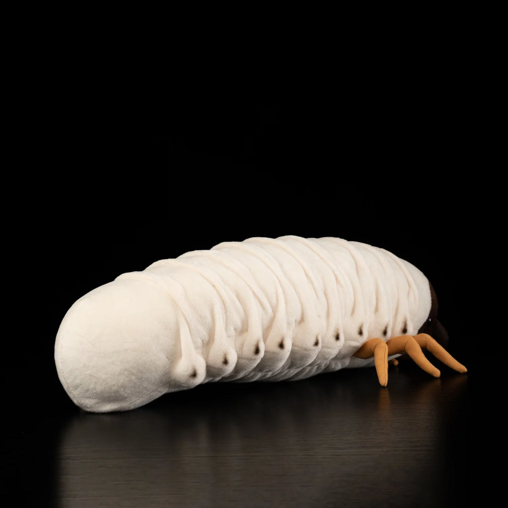 White Grub Soft Stuffed Plush Toy