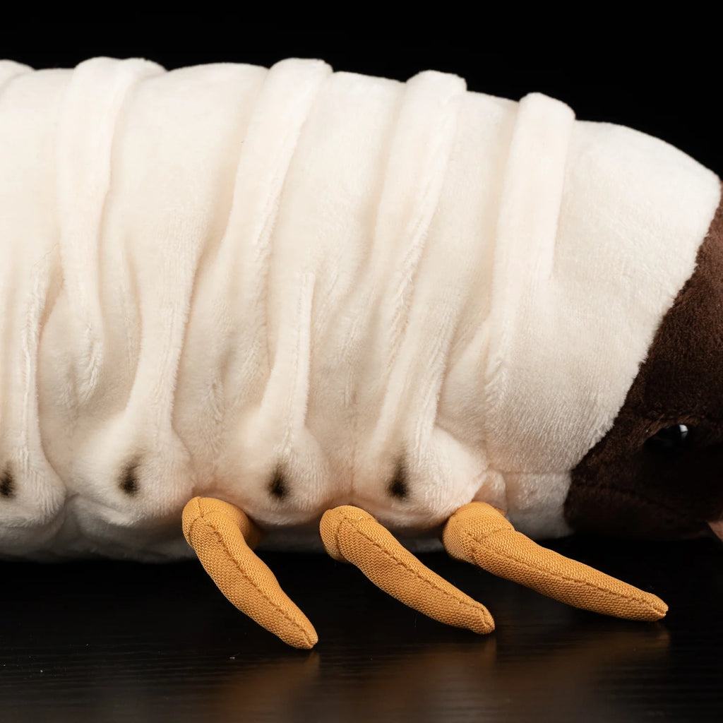 White Grub Soft Stuffed Plush Toy