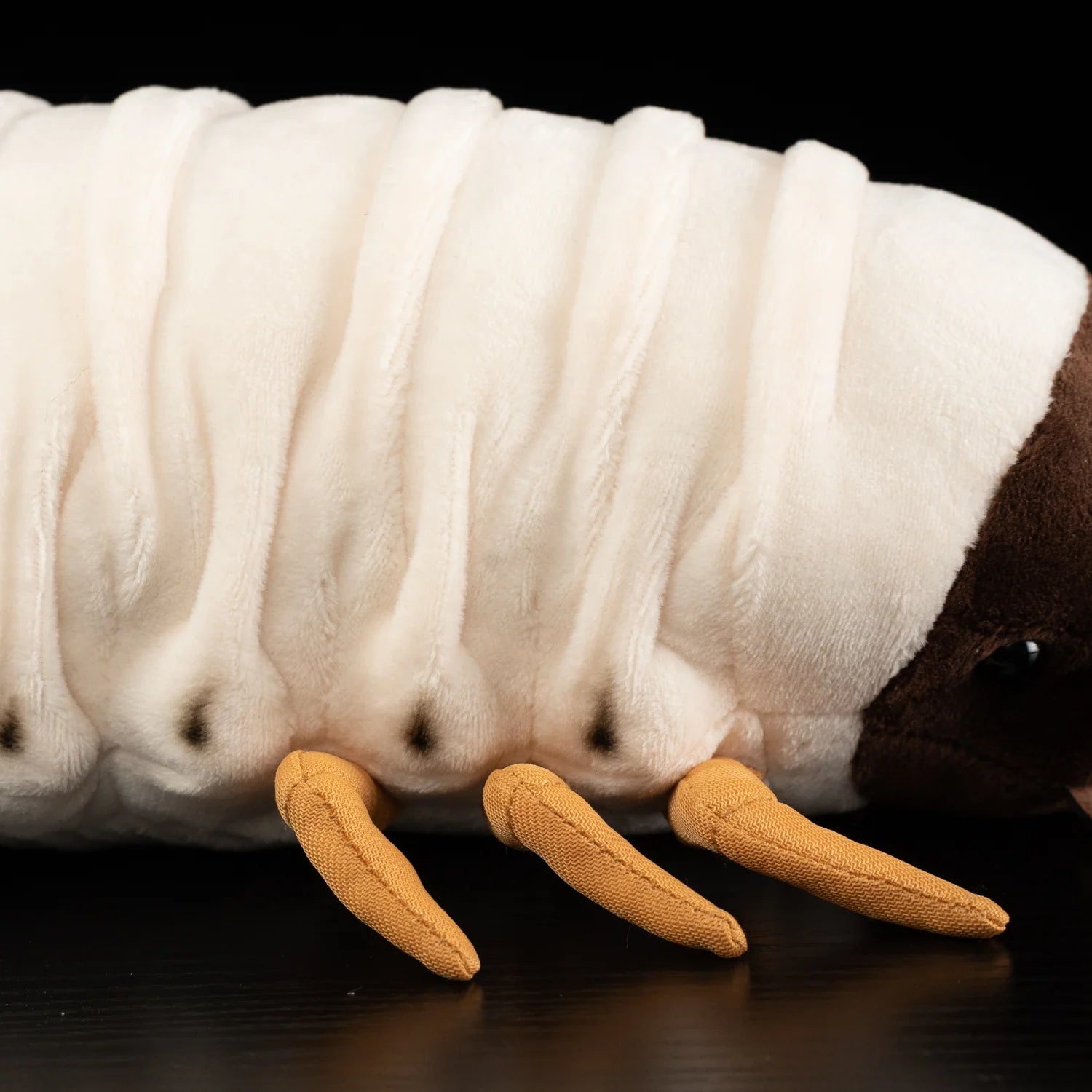 White Grub Soft Stuffed Plush Toy
