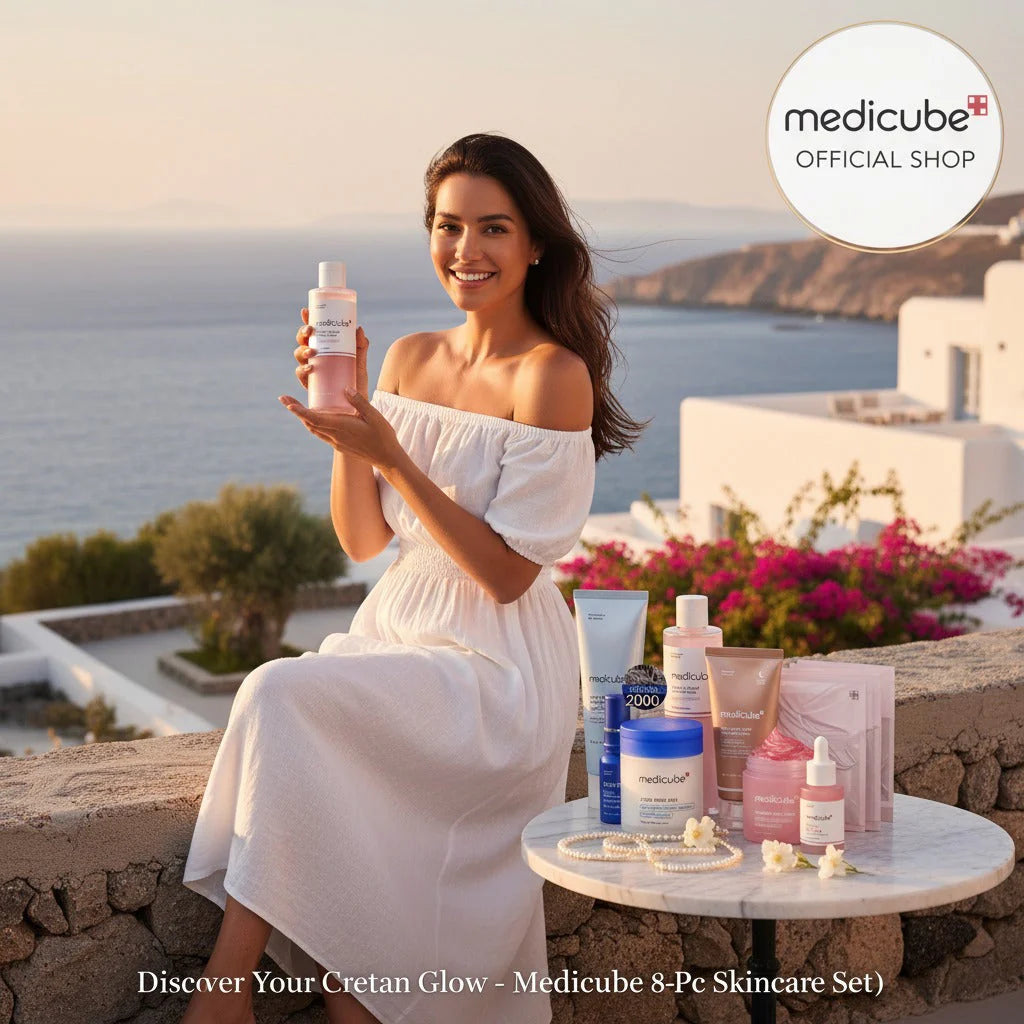 Medicube Glass Glow Skincare Set | 8-Step Hydrating & Radiance Routine