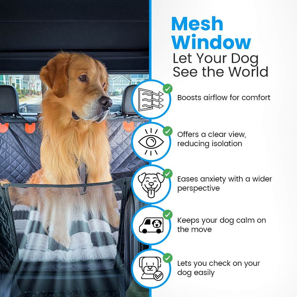 Hard Bottom Car Seat Cover - Every purchase helps protect a pup
